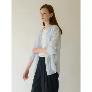 [올리브데올리브](광주신세계)시어 스트라이프 셔츠 OW5MB363