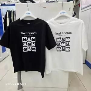 [에꼴리에]에꼴리에 5부픽셀프렌즈루즈핏티 25B0452_SC