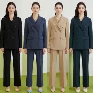 [엘루아] 더블버튼 에센셜 셋업 3종세트 종 택1