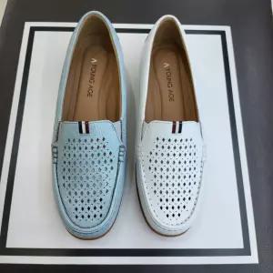 [에스콰이아][행복한백화점][에스콰이아]영에이지 여성 굽낮은 쿠션업 편한 펀칭 로퍼 YAEMST640