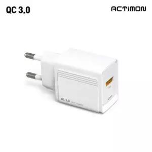 가정용 USB1구 고속 충전기 QC 3.0 MON-TC1- 3-301 케이블미포함 Z플립