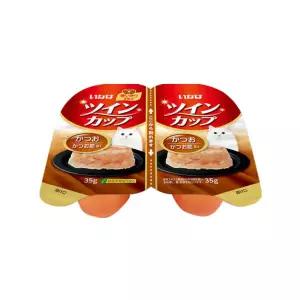 이나바 IMC-214 트윈컵 참치 가쓰오부시 70g x 24개