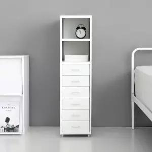 마켓비 피하 높은6단 철제 선반서랍장