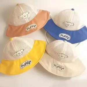 3-8세용 여름 매쉬 유아 햇빛 차단 남아 여아 벙거지 썬햇