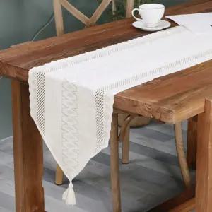 테이블 러너 160x35cm 탁자테이블보 레이스식탁보 책상커버