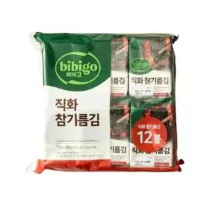 CJ 비비고 한달 직화 참기름김 54g x 4개