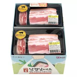 12개 조선문방구 명품 삼겹살 지우개 메모지 세트 1박스