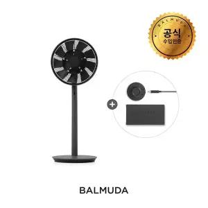 [발뮤다][공식수입원] 발뮤다 그린팬S (선풍기) 다크그레이+배터리 독 패키지 EGF-1800
