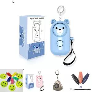 테디 호신용 경보기 블루 1개/호루라기 휴대용 개인용 안전 비상 위험 응급 상황 어린이 여성 호신 알림 벨