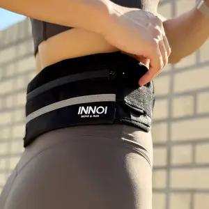 이노이 러닝벨트 런닝가방 허리밴드 힙색 3포켓 방수 물병수납 초경량 마라톤 IRN-05