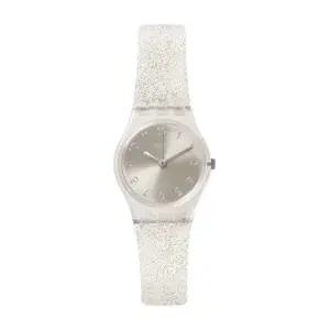 스와치 LK343E SILVER GLISTAR TOO 여성 우레탄시계