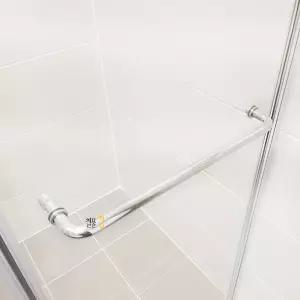 샤워부스 손잡이 스텐C형450mm 골드(유리문 욕실 화장실)