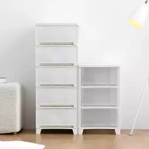 국내제작 튼튼한 홈클로젯 플레인 3단 5단 서랍장 틈새 슬림 깊은 수납장 투명 서랍장