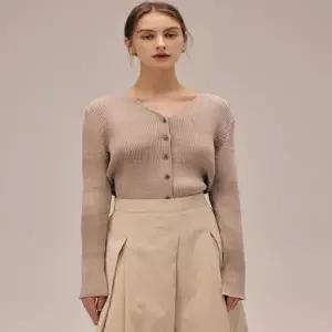 [롯데백화점]나이스클랍 그라데이션 골지 니트 가디건 (N253PWK836)