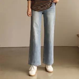 [써니11](숏/롱)(S~XL)wide 프리즘 워싱진