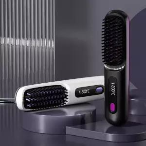 무선 헤어 빗고데기 35W C타입충전 뿌리볼륨 매직기