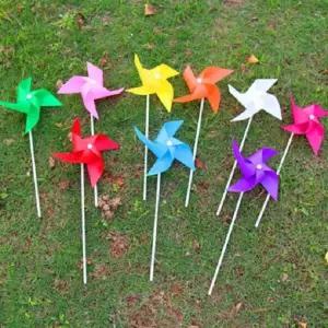 diy 바람개비 만들기 pvc 미니 바람개비 - 핑크