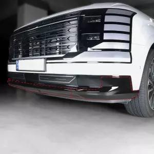 팰리세이드 LX3 크롬 죽이기 튜닝 프론트 범퍼 하단 커버 블랙 몰딩