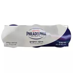 코스트코 필라델피아 크림치즈 플레인 570g(190g X 3개입) 무료배송 gx