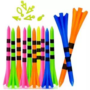 컬러 플라스틱 눈금 방향 컬러 티 20개 방향 꽂이 5개 세트/골프 드라이버 컨트롤 받침 골프용 드라이브