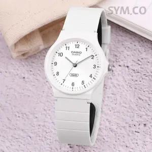 [카시오] MQ-24B-7B 저소음 아날로그 아날로그 팝 화이트 수능 수험생 남녀공용 우레탄 시계 d