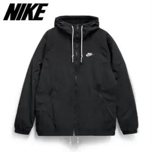 나이키 남성 클럽 우븐 풀집업 자켓 블랙 FB7397-010