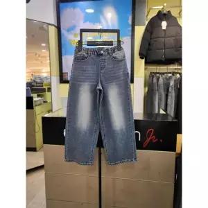 [행텐주니어] 세이브존06 주니어 봄 풀밴딩 세미와이드 데님 팬츠 14560-055-201-1 (S45523635)