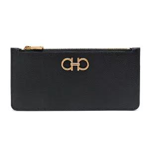 라프리마 [FERRAGAMO]  간치니 카드지갑 22-0404 NERO 758555
