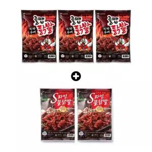 [원앙본사직영] 뼈없는 S라인 불닭발 230g(2팩) + 무뼈 졸맵닭발 150g(3팩)