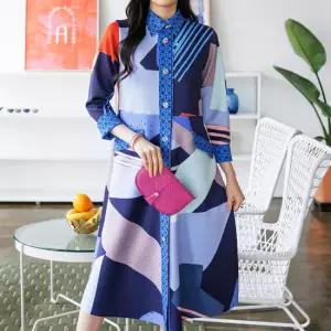 [디아스토리] 컨템 셔츠 드레스 (AGSPDX01) 블루