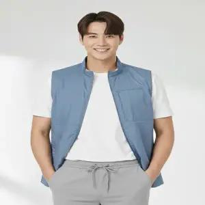 김영주스포츠 남성 에어쉴드 골프 베스트 방풍 기능성 웨어 초경량 바람막이 조끼 (M7SV01)