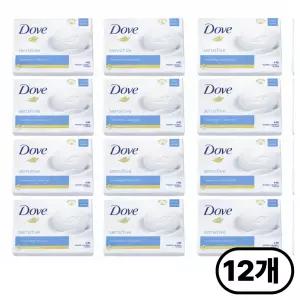 도브 비누 센서티브바 뷰티바 저자극 순한 목욕비누135g x 12개