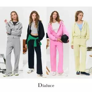 [론칭가 89900원] 디아루체 26 SS 워셔블 코튼 스 후디 셋업 (후드집업 + 팬츠)