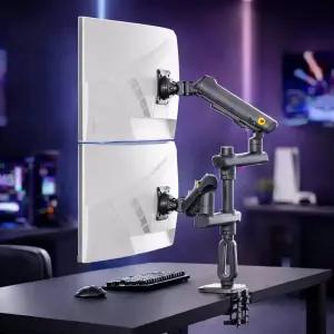 노스바유 NB 팬텀 고중량 듀얼 폴타입 모니터암 거치대