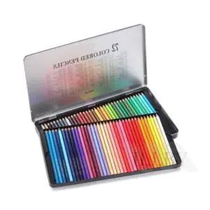 일비 72색 색연필 틴케이스 애니메이션색연필