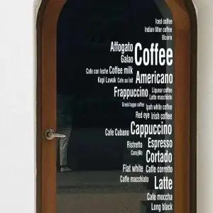 간판 시트지 글자 카페 유리문 레터링