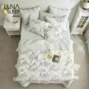 [3종][슈퍼킹]26SS 루나앤슬립 플란넬 워싱 스프레드 3장 세트