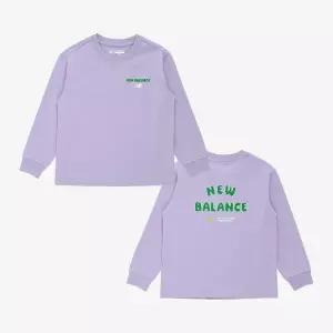 [뉴발란스]M 뉴발란스키즈긴팔티 HQK NK9BG1201U-88 WE GROW TOGETHER 긴팔티