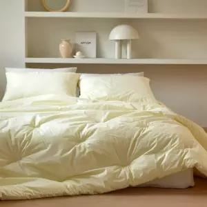 파스텔 60수 순면 차렵이불 봄 가을 국산 고밀도 호텔 이불패드 침구 세트 슈퍼싱글 퀸