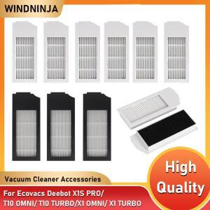 Ecovacs Deebot X1S PRO/T10 OMNI/ T10 TURBO/X1 로봇 진공 청소기 부품용 Hepa 필터 교체