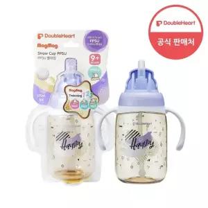 더블하트 마그마그 PPSU 빨대컵 해피 프린세스 프린스)