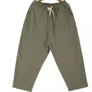 남자 린넨 마 통바지 시원한 여름 와이드 팬츠