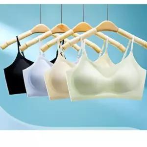 심리스 브래지어 노와이어 에어쿨 브라 여자 여성 속옷 내의 학생 출근 직장인 여행