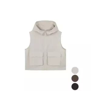 [롯데백화점]알래스카 여자)봄여름 스판 후드 베스트(나일론조끼)-PA2VGP2420