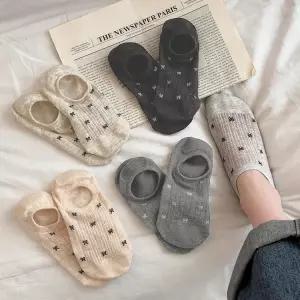 레이스 리본 페이크삭스 5종세트 여성 여름 덧신 양말