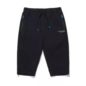 [인터크루]남성 지퍼배색테크7부팬츠 ITW2RM45ABK (블랙