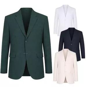 시원한 린넨 남자 여름 콤비 자켓 남성 블레이저 쿨 마이 캐주얼 세미 정장 양복 신사