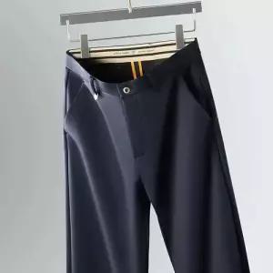 바지 남자 면 캐주얼 가을 고급실크 고탄력 기모 일자 정장 DUCHI3