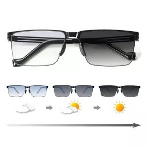 변색렌즈 블루라이트 차단 안경겸용 선글라스 그레이