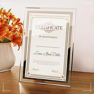 고급형 상장 G 사이즈 액자실버 A4